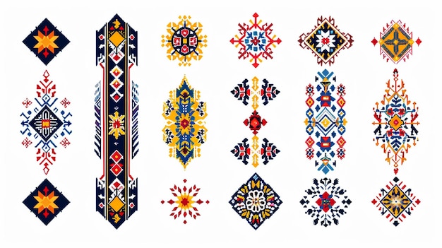 Foto gratuita adorno tradicional de la república de moldavia.