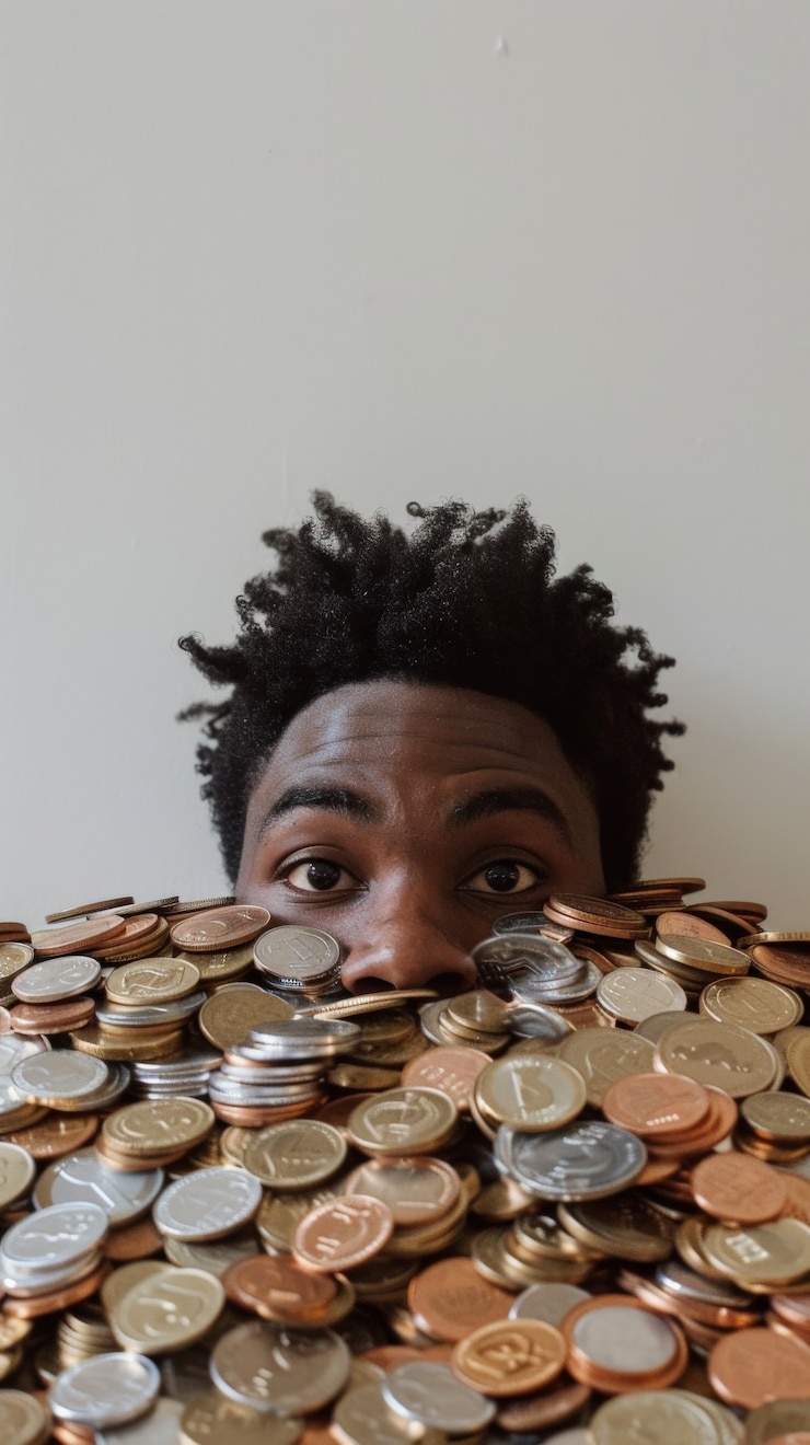 Foto gratuito un adulto con mucho dinero.