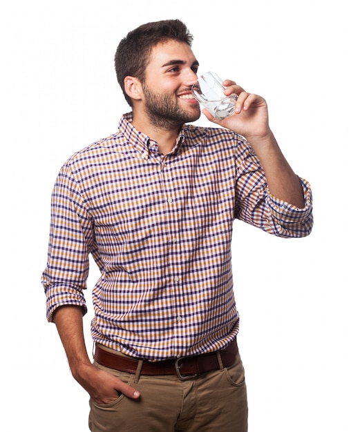 agradable y guapo que viven camisa de refresco