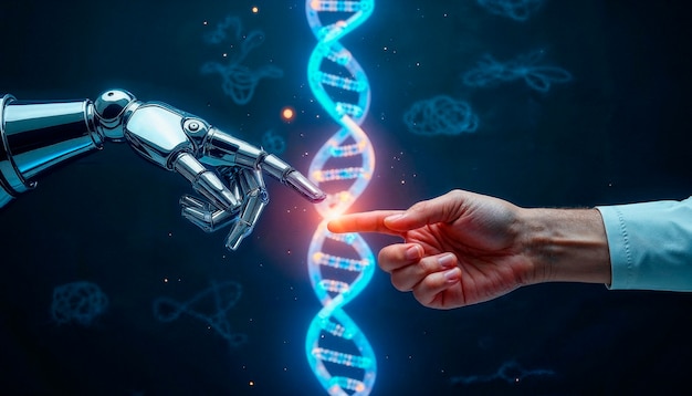 Ai and human interaction with dna