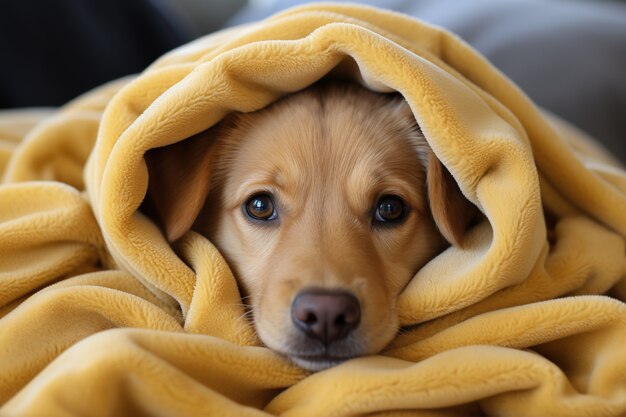 Ai generado de perro labrador retriever