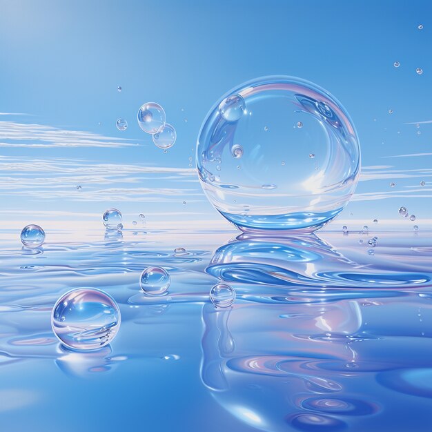 Ai generó agua 3d