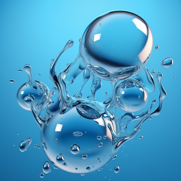 Ai generó agua 3d