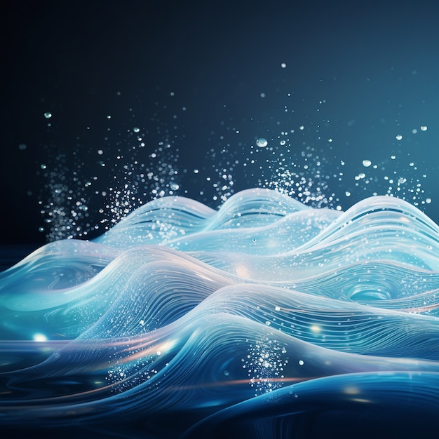 Ai generó agua 3d