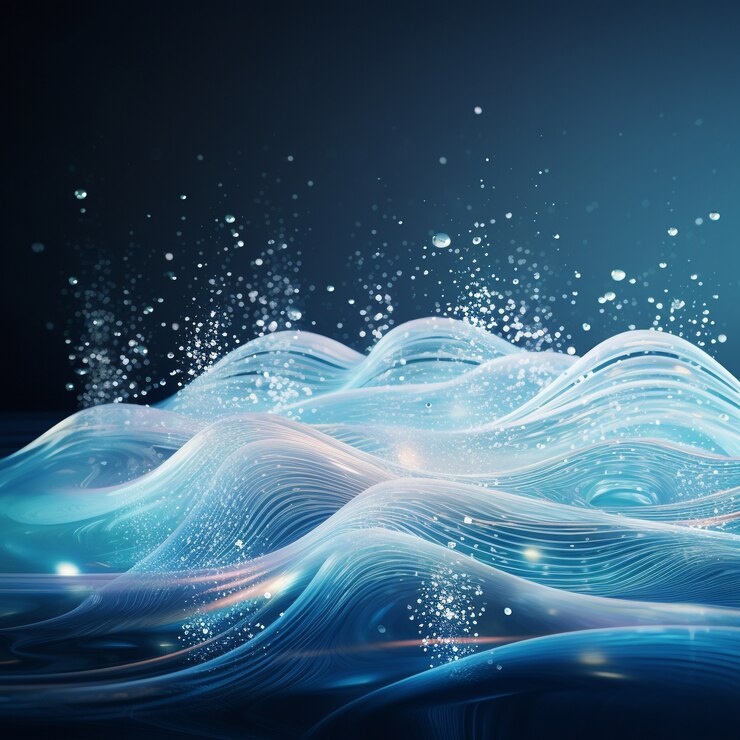 Foto gratuito ai generó agua 3d
