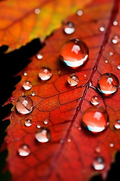 Ai generó hojas de otoño