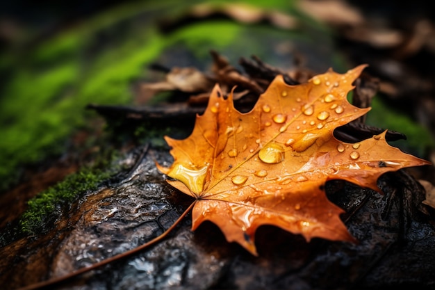 Ai generó hojas de otoño