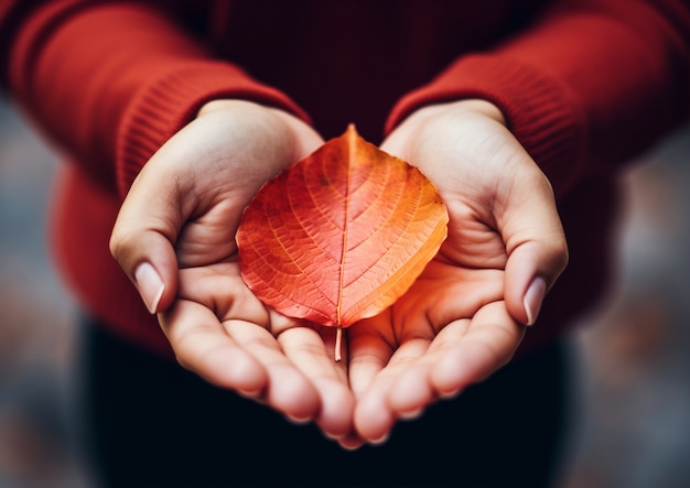 Foto gratuita ai generó hojas de otoño