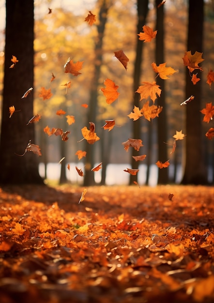 Ai generó hojas de otoño