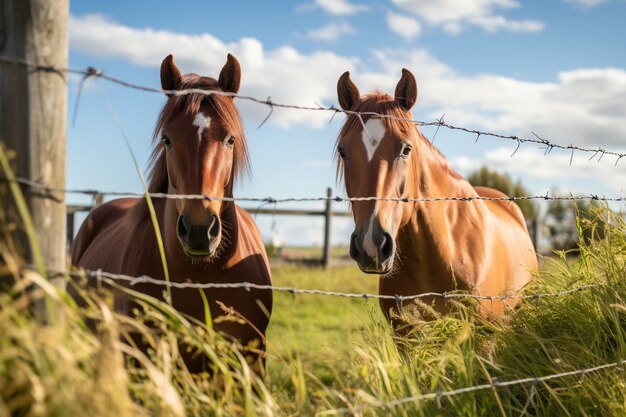 Ai generó una imagen de caballos