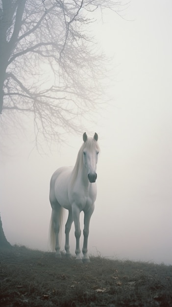 Foto gratuita ai generó una imagen de caballos