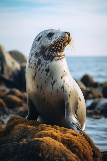 Ai generó imágenes realistas de focas