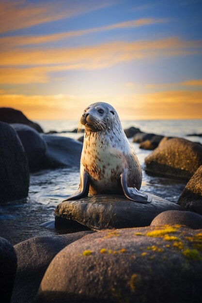 Ai generó imágenes realistas de focas