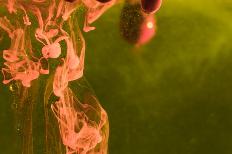 Foto gratuito al revés medusas en el fondo de algas