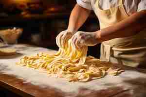 Foto gratuita alimentos para pasta generados por ai