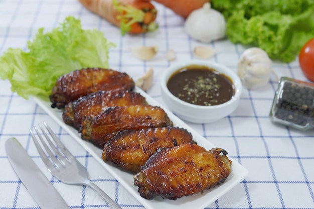 Alitas De Pollo Asadas Al Horno