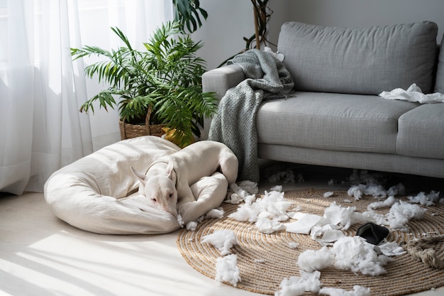 Almohada para morder perros de alto ángulo