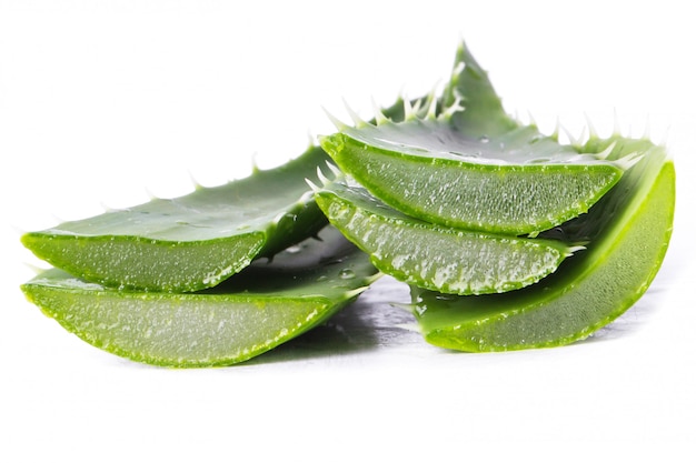 Aloevera sobre la mesa