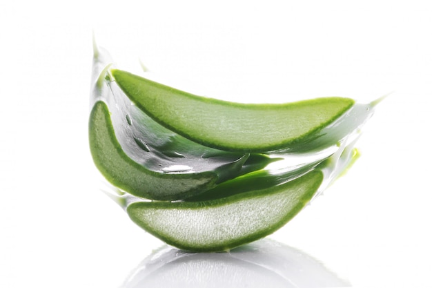 Aloevera sobre la mesa