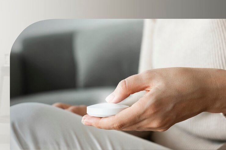 Foto gratuito altavoz inteligente para control de la casa con tecnología innovadora