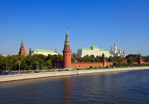 Amable con el Kremlin de Moscú