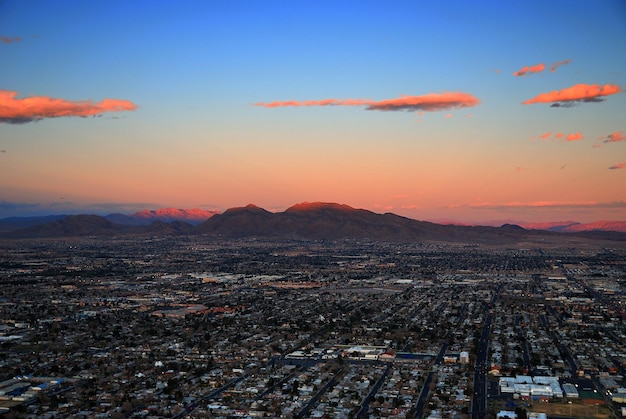 Foto gratuita amanecer de las vegas