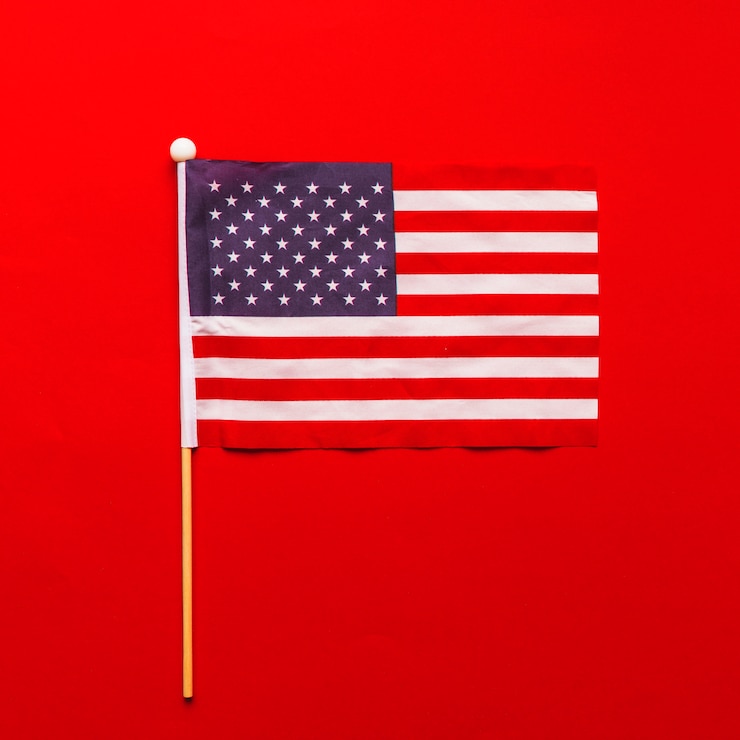 Photo Gratis american flag background for independence day