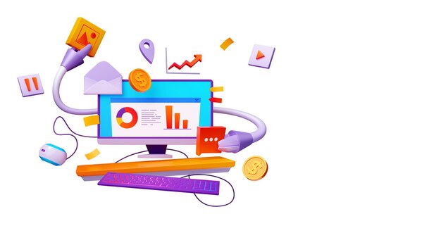 Análisis de ventas de marketing digital de tecnología AI