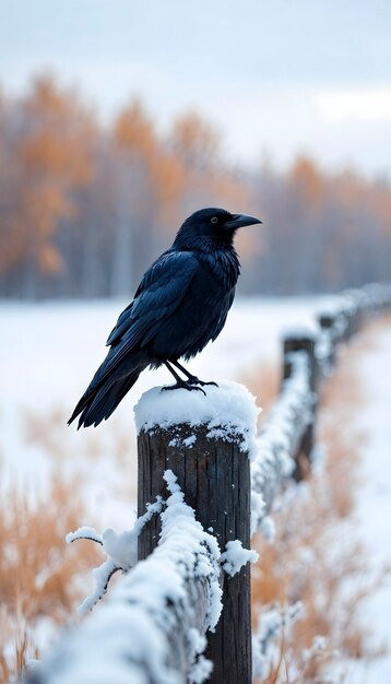 Animales adorables en la nieve