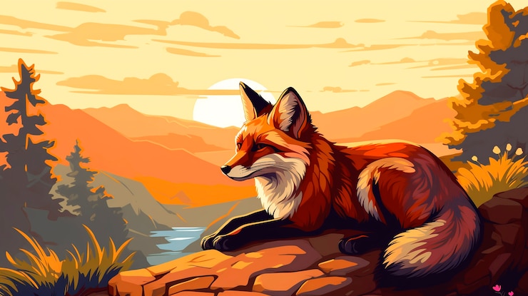 Foto gratuito animales de dibujos animados