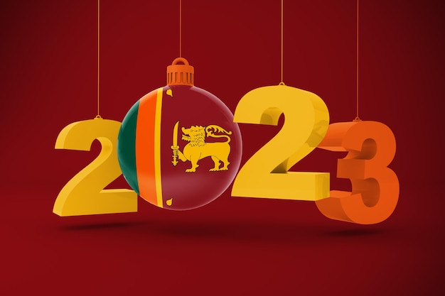 Foto gratuita año 2023 y ornamento de sri lanka