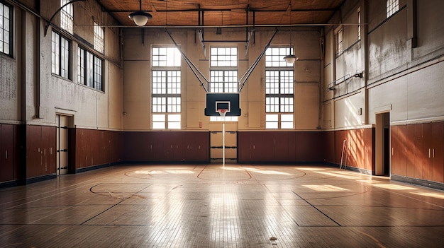 Foto gratuita antecedentes de gimnasio de la escuela