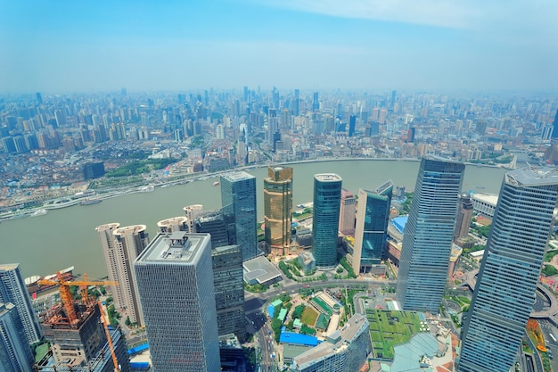 Foto gratuita antena de shanghái