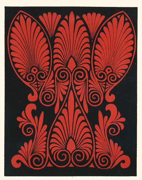 Antigua ilustración de la gramática del ornamento de Owen Jones.