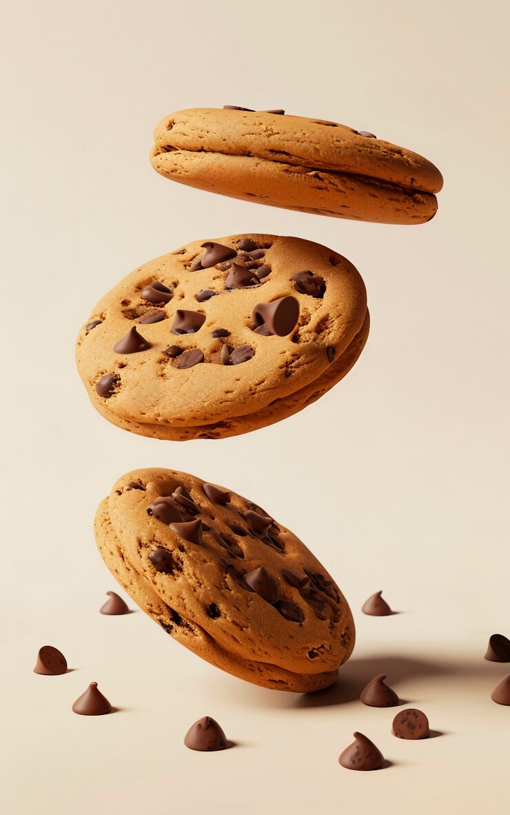 Anuncio de un postre con galletas