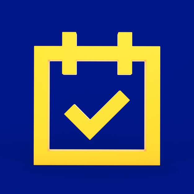 Anverso del papel de cheque del calendario