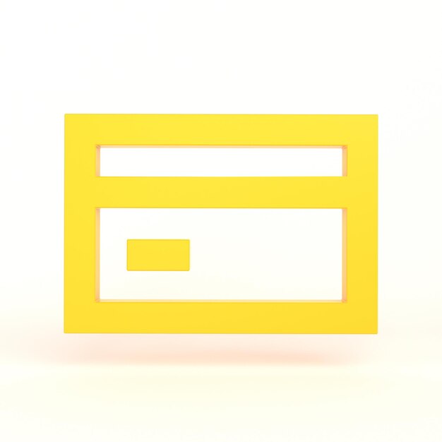 Anverso de la tarjeta de crédito con fondo blanco.