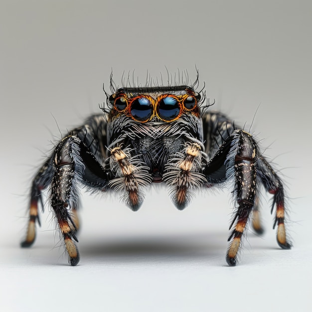 Foto gratuita araña en el entorno del estudio