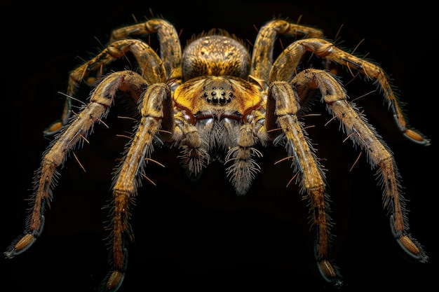 Foto gratuita araña en el entorno del estudio