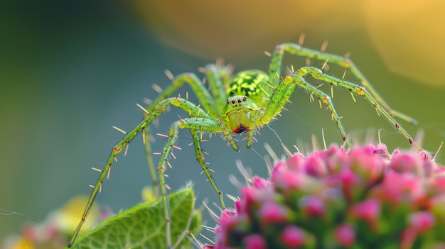 Foto gratuita araña realista en la naturaleza