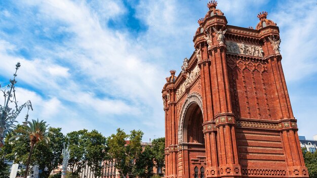 El Arc de Triomf en el Parc de la Ciutadella, Barcelona, España