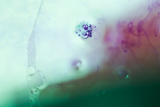 Archipiélago de la burbuja en el fondo de colores fríos