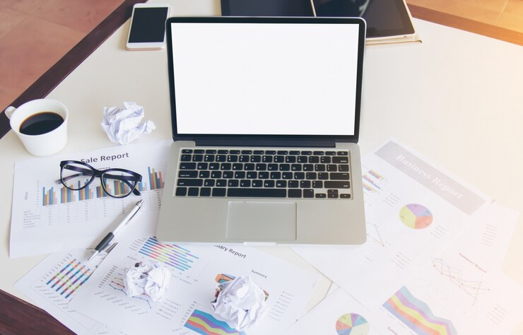 Foto gratuito área de trabajo empresarial
