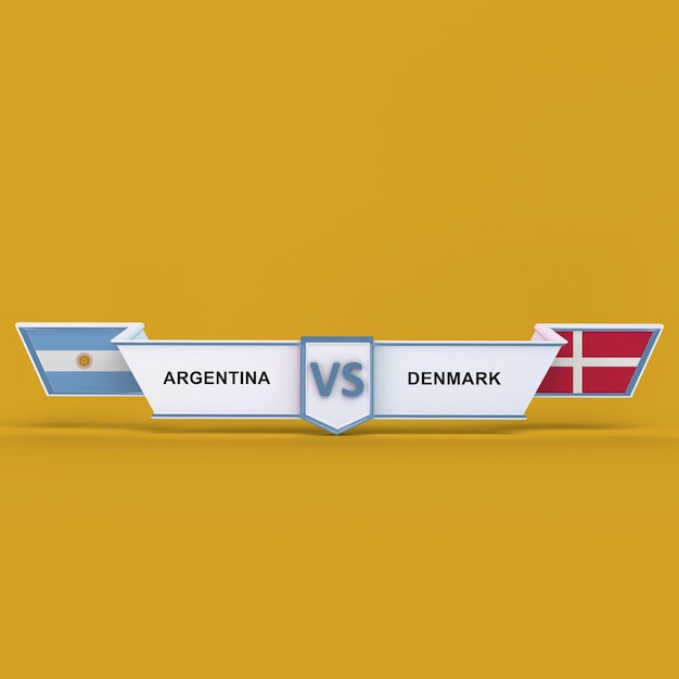 Foto gratuita argentina vs dinamarca