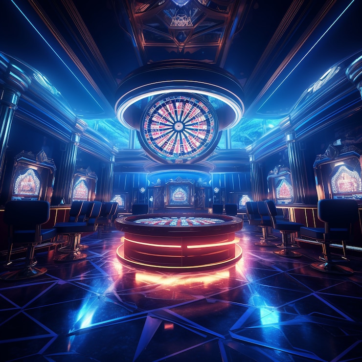 Foto gratuito arquitectura de casino futurista