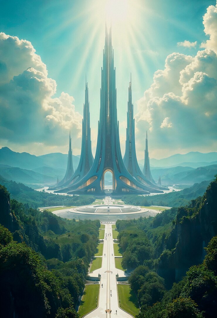 Foto gratuito arquitectura de la ciudad futurista