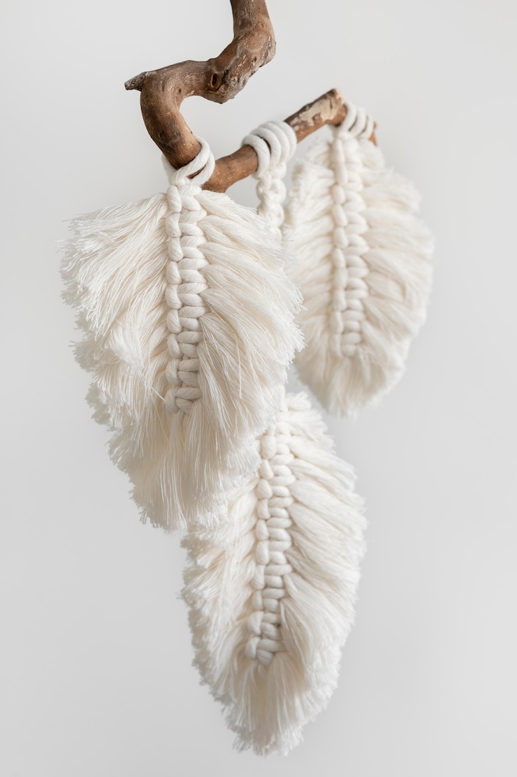 Photo Gratis arrangement of macrame handmade object