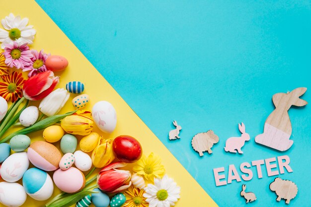 Arreglo colorido para Pascua