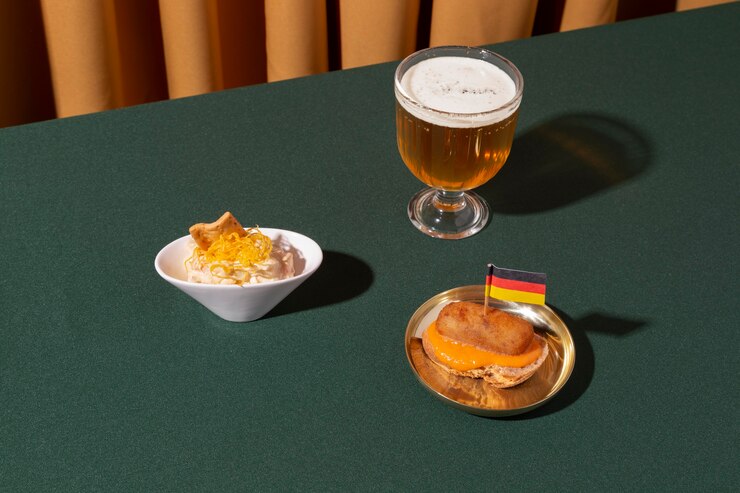 Foto gratuito arreglo de comida de entrada de tapas deliciosas