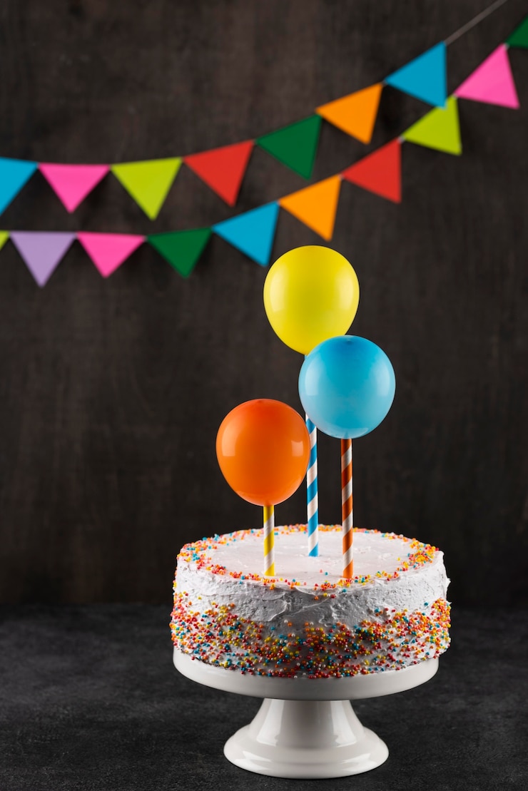 Foto gratuito arreglo de decoración para tartas y fiestas
